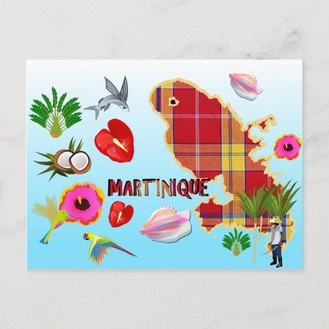 Carte postale de la Martinique Postcard (Front)