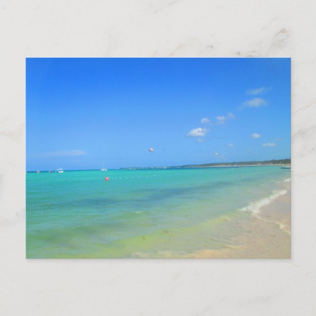 CARTE POSTALE DE LA MER DES CARAÏBES #6 (Devant)