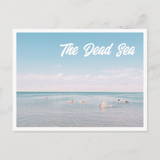 Carte postale de la mer Morte Israël (Devant)