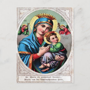 Carte postale de la mère Mary