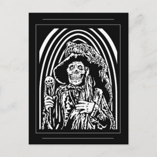 Carte postale de la mort rouge