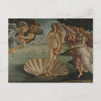 Carte postale de La Naissance de Vénus de Sandro B