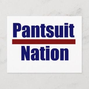 Carte postale de la nation Pantsuit