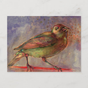 Carte postale de la peinture à l'aquarelle Lakesid