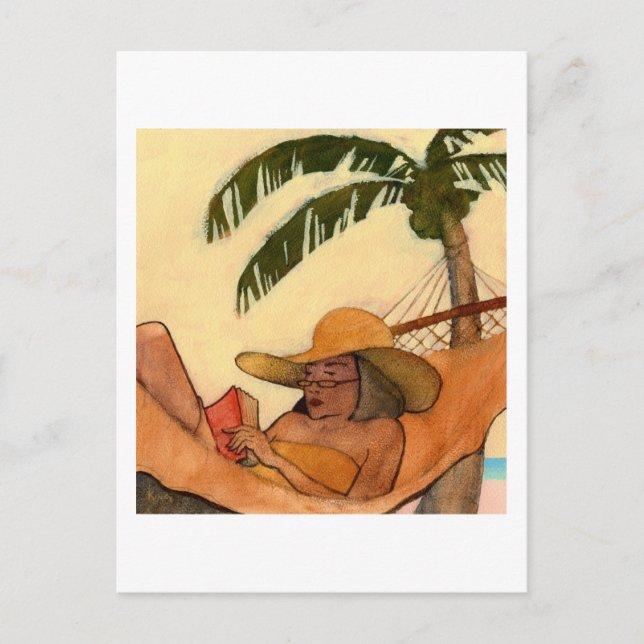Carte postale de la plage (Devant)