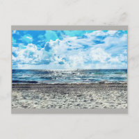 Carte postale de la plage de Fort Lauderdale