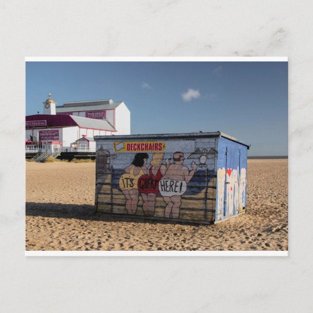 Carte postale de la plage de Great Yarmouth (Devant)