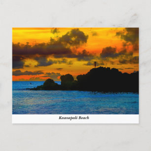 Carte postale de la plage de Kaanapali