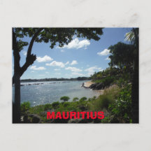Carte postale de la plage Maurice