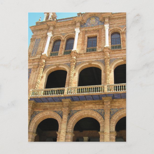 Carte postale de la Plaza de España, Séville, Espa (Devant)