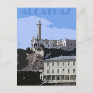 Carte postale de la prison d'Alcatraz