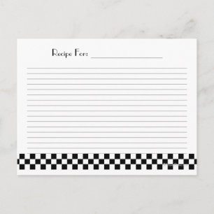 Carte postale de la recette grille-pain vintage