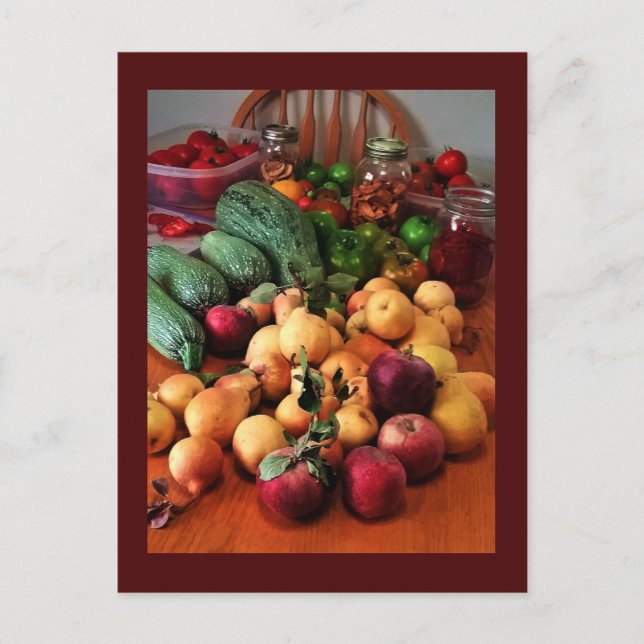 Carte postale de la récolte d'automne (Devant)