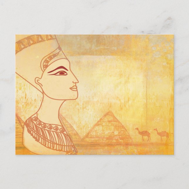 Carte postale de la reine égyptienne Cleopatra (Devant)