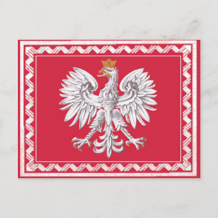 Carte postale de la République de Pologne