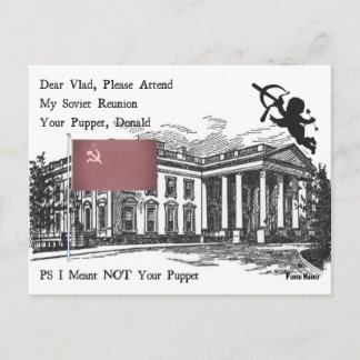 Carte postale de la Réunion soviétique Haiku