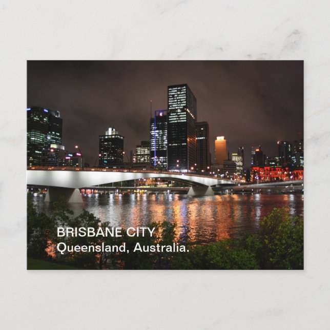 Carte postale de la rivière Brisbane (Devant)