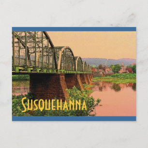 Carte postale de la rivière Susquehanna