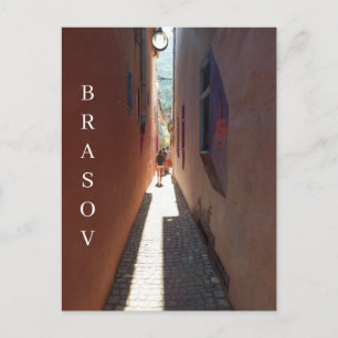Carte postale de la rue de la Corde à Brasov