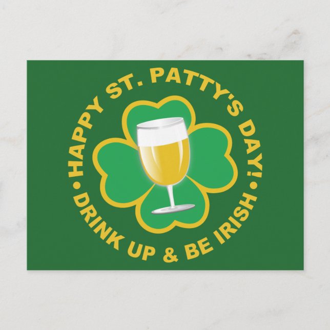 Carte postale de la Saint-Patrick (Devant)