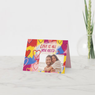 Carte postale de la Saint-Valentin dans le style P