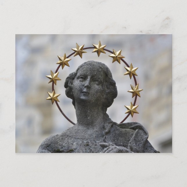 Carte postale de la Sainte Vierge Cesky Krumlov (Devant)