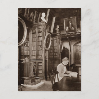 Carte postale de la salle de lecture