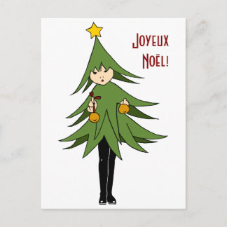 Carte postale de la Sapinette / Petit arbre de Noë
