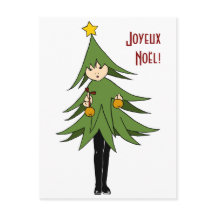 Carte postale de la Sapinette / Petit arbre de Noë