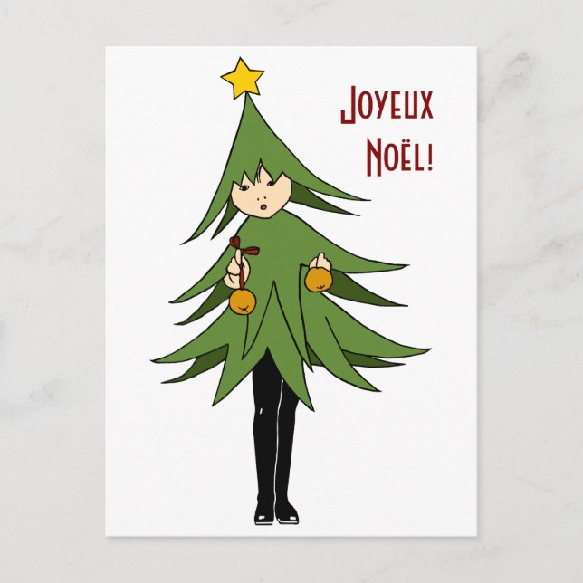 Carte postale de la Sapinette / Petit arbre de Noë (Devant)