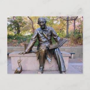 Carte postale de la statue de Hans Christian Ander