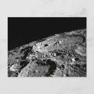Carte postale de la surface de la Lune (espace)