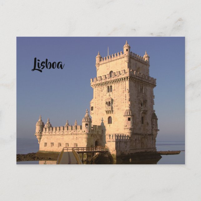 Carte postale de la tour Belem (Devant)