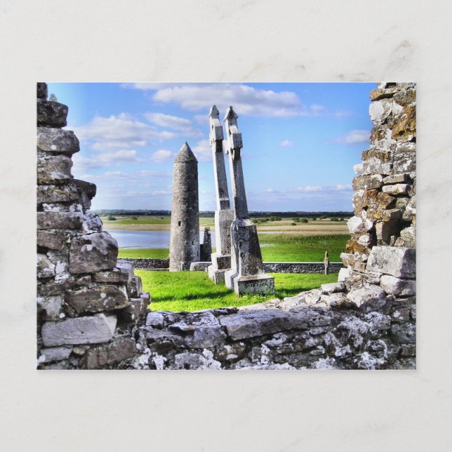 Carte postale de la tour Clonmacnoise (Devant)