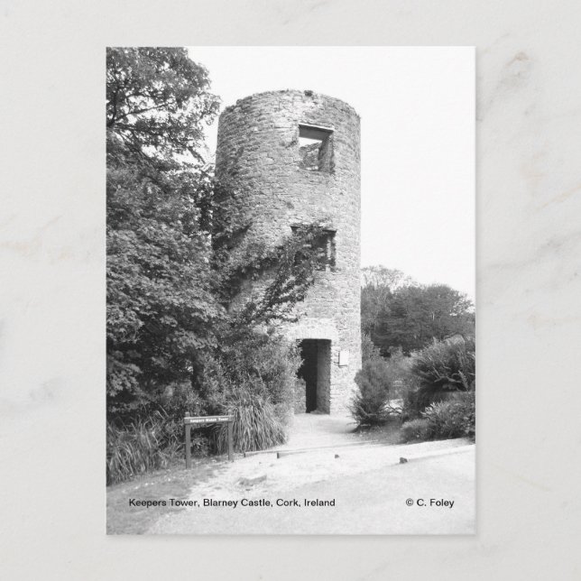 Carte postale de la tour du château de Blarney (Devant)