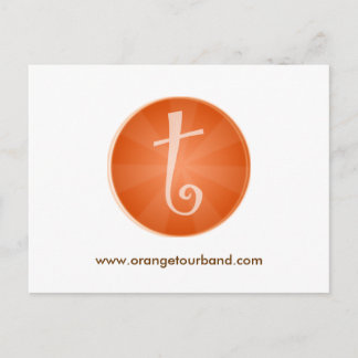 Carte postale de la tournée Orange