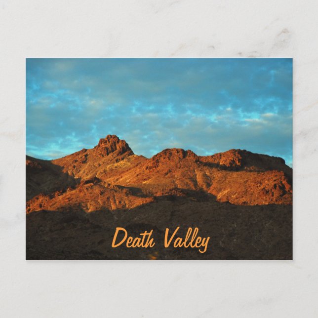 Carte postale de la vallée de la mort (Devant)