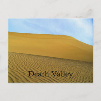 Carte postale de la vallée de la mort