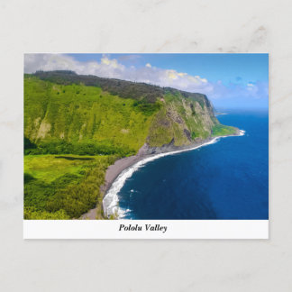 Carte postale de la vallée de Pololu