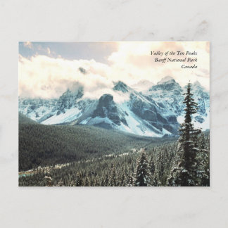 Carte postale de la vallée des Dix Pics