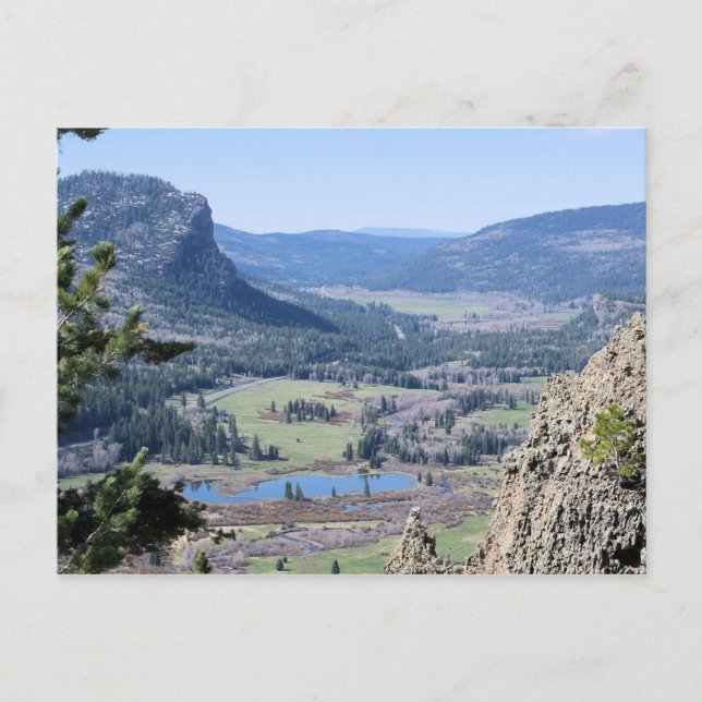 Carte postale de la vallée du Colorado (Devant)