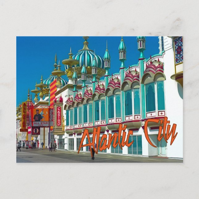 Carte postale de la ville Atlantique (Devant)
