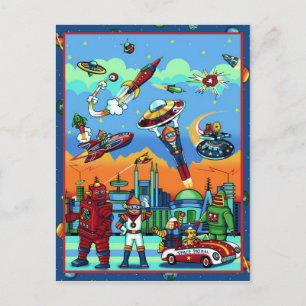 Carte postale de la ville atomique