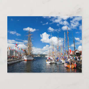 Carte postale de la ville de Bergen