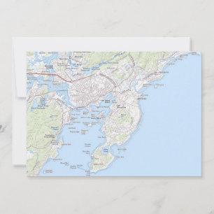 Carte postale de la ville de pêche de Gloucester M