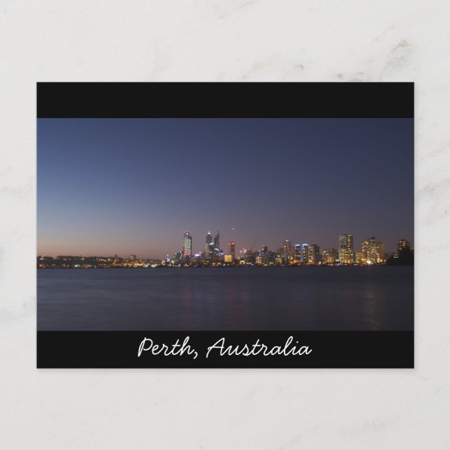 Carte postale de la ville de Perth (Devant)