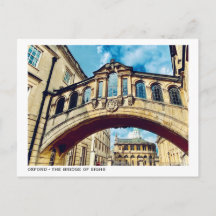 Carte postale de la ville d'Oxford