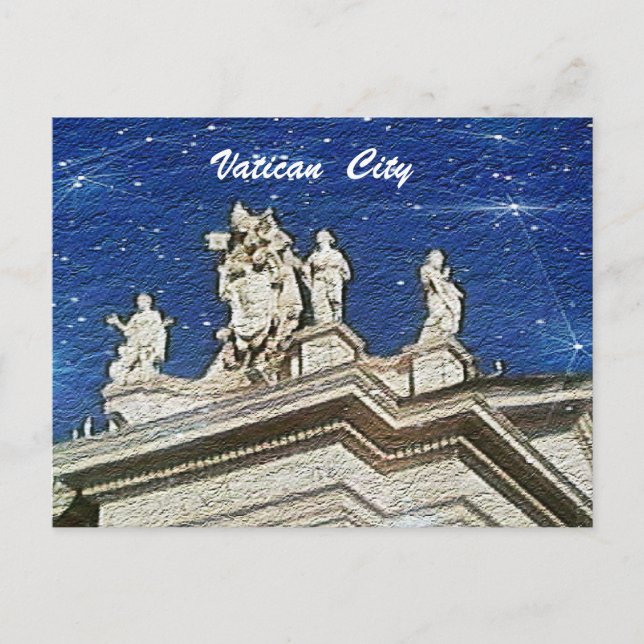 Carte postale de la ville du Vatican (Devant)