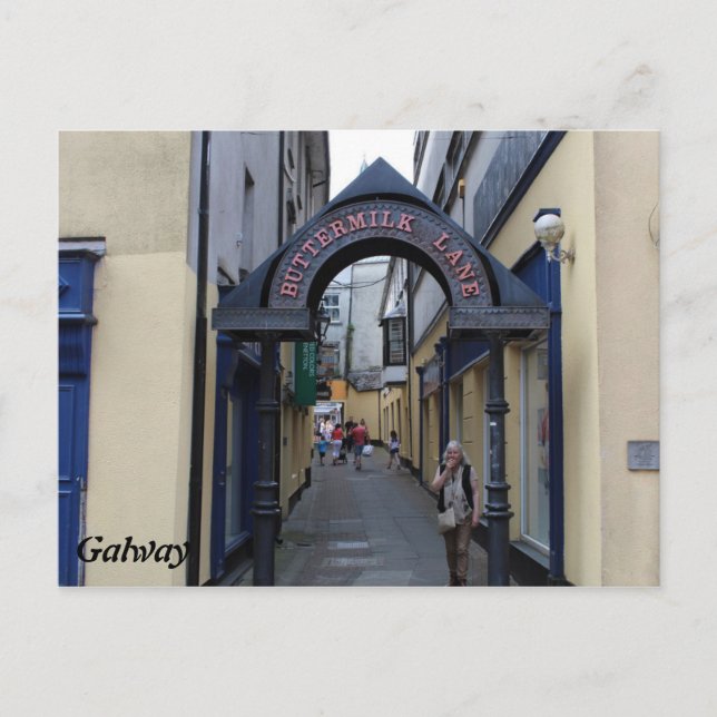 Carte postale de la voie de lait-beurre (Devant)