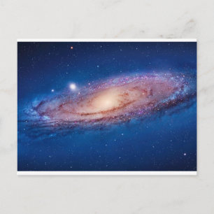 Carte postale de la Voie Lactée Galaxy par S. Ambr